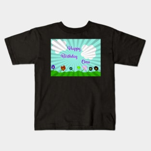 Happy Birthday Oma Kids T-Shirt